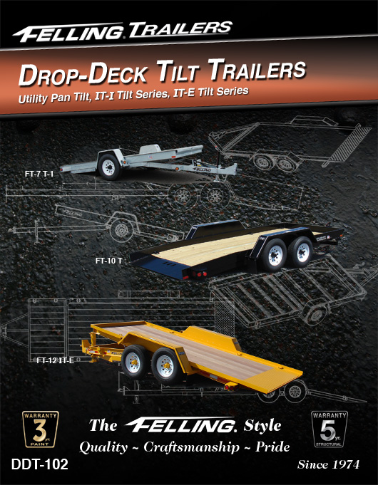 IT-I Industrial Tilt Trailer - Felling Trailers