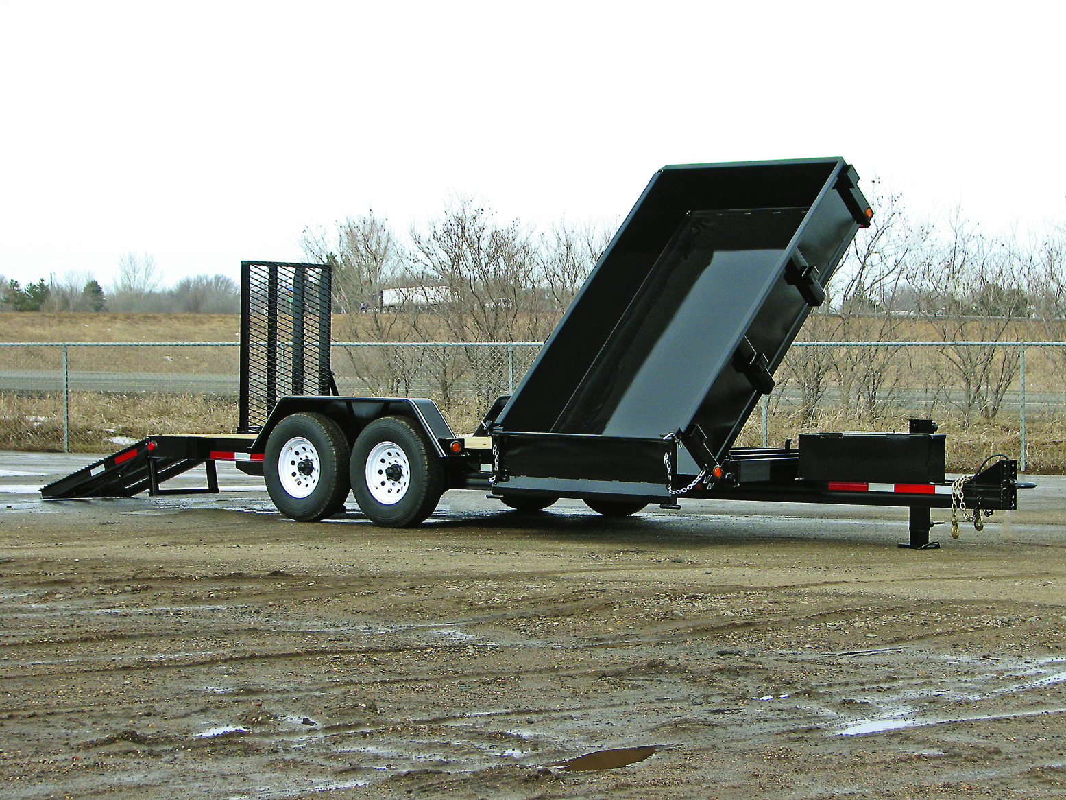 Side Dump Landscape Trailer Is Changing The Lawn Care Business