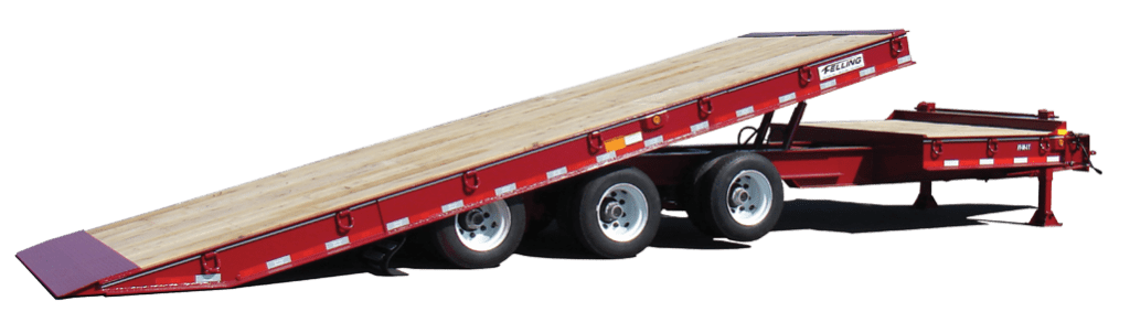 Hydraulic Tilt Trailer (Gravity Tilt) - Felling Trailers Inc.