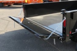 Dump Gate Options hydraulic dump trailers - Felling Trailers