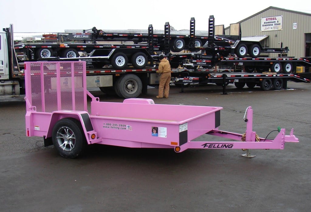 The Pink Trailer that Caught Their Eye | Felling Trailers