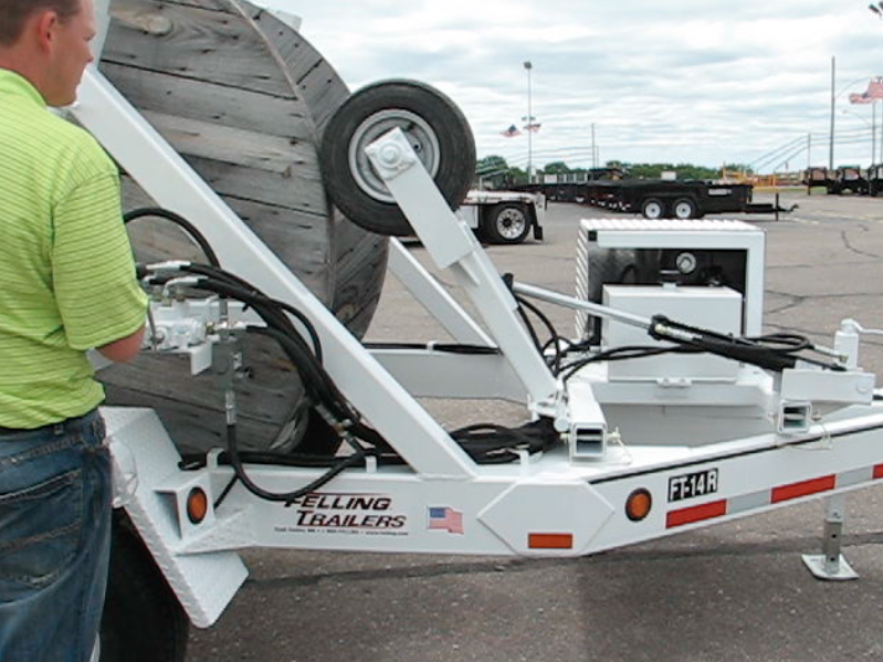 Self-Loading Cable Drum Trailers and Cable Reel Trailers