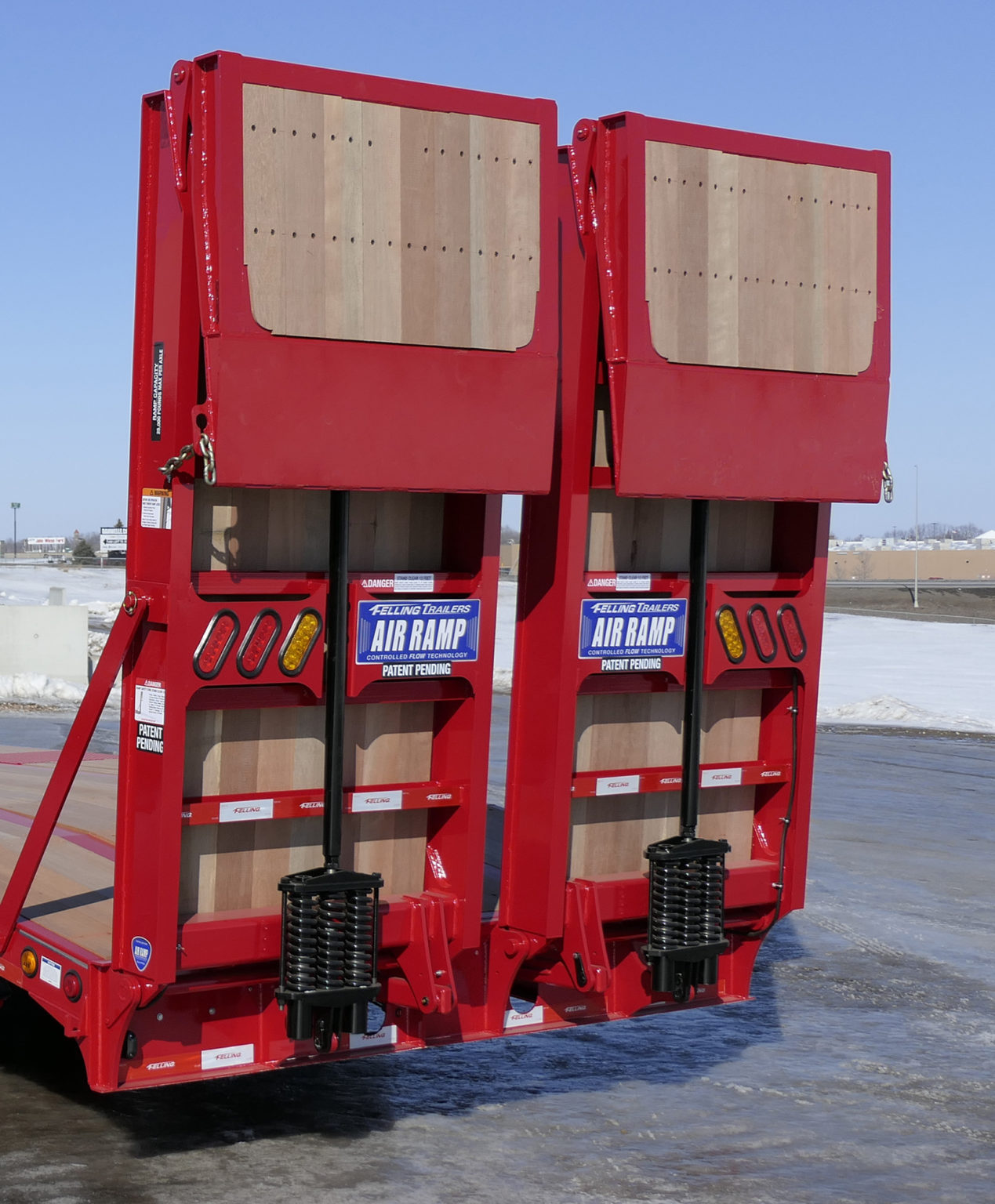 Air Ramp Options | Felling Trailers