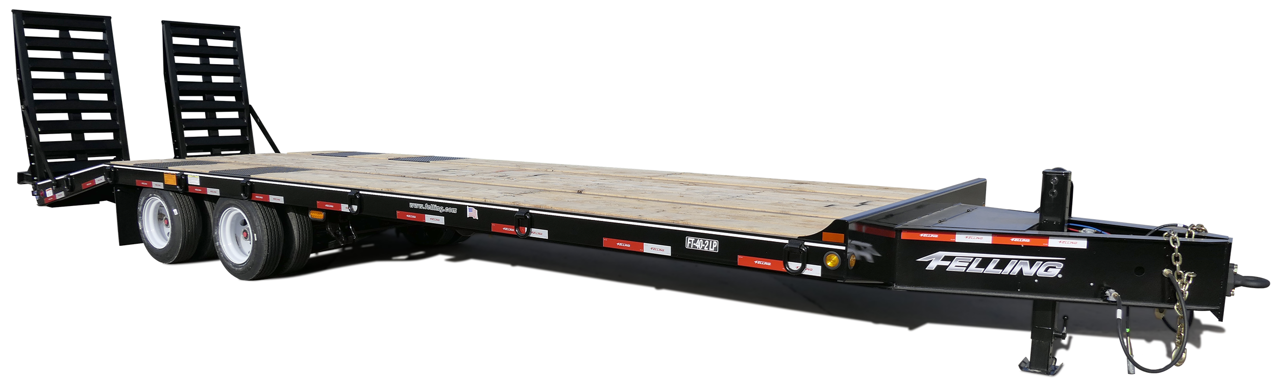 low profile deck over trailer