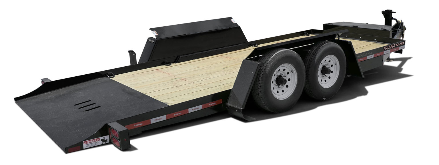 Felling EZ-Tilt Ground Level Tilt Deck Trailer - Ground Level Loading