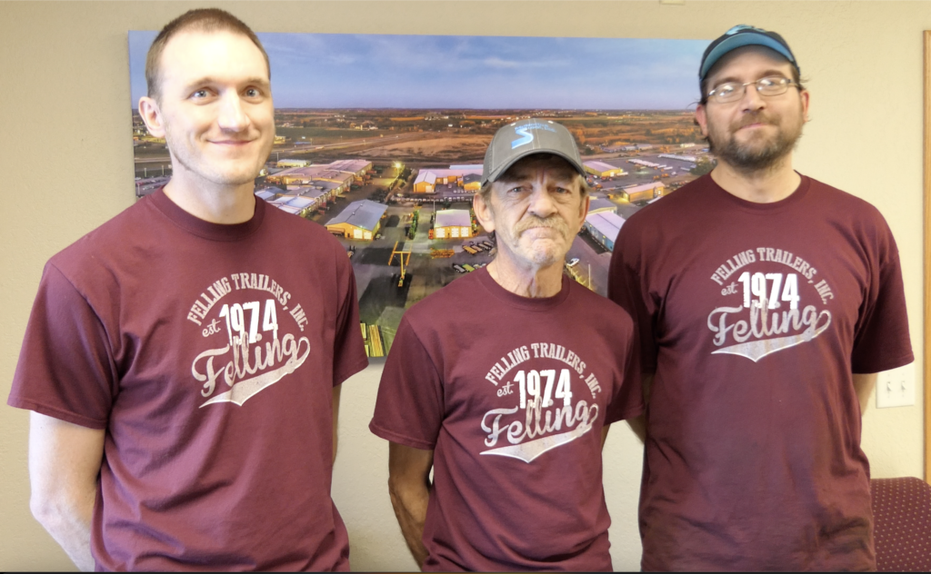 Shannon Brunko with Randy Brunko (his father), and Jeremy Brunko (his brother)